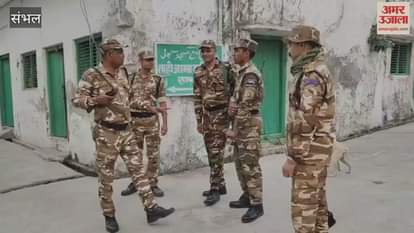 Police administration on alert following announcement of foot march near Jama Masjid in Sambhal; PAC and RRF deployed