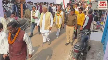 BJP workers took out march to give message of national unity