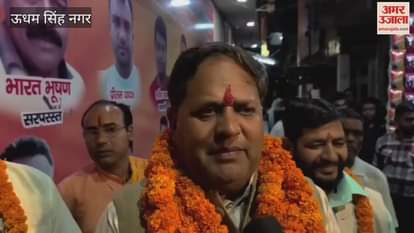 Mayor Vikas Sharma laid the foundation stone for the construction work in rudrapur