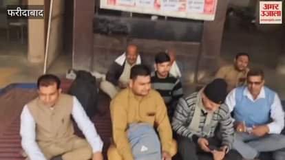 Employees at Ballabhgarh Roadways Depot went on a hunger strike demanding their demands