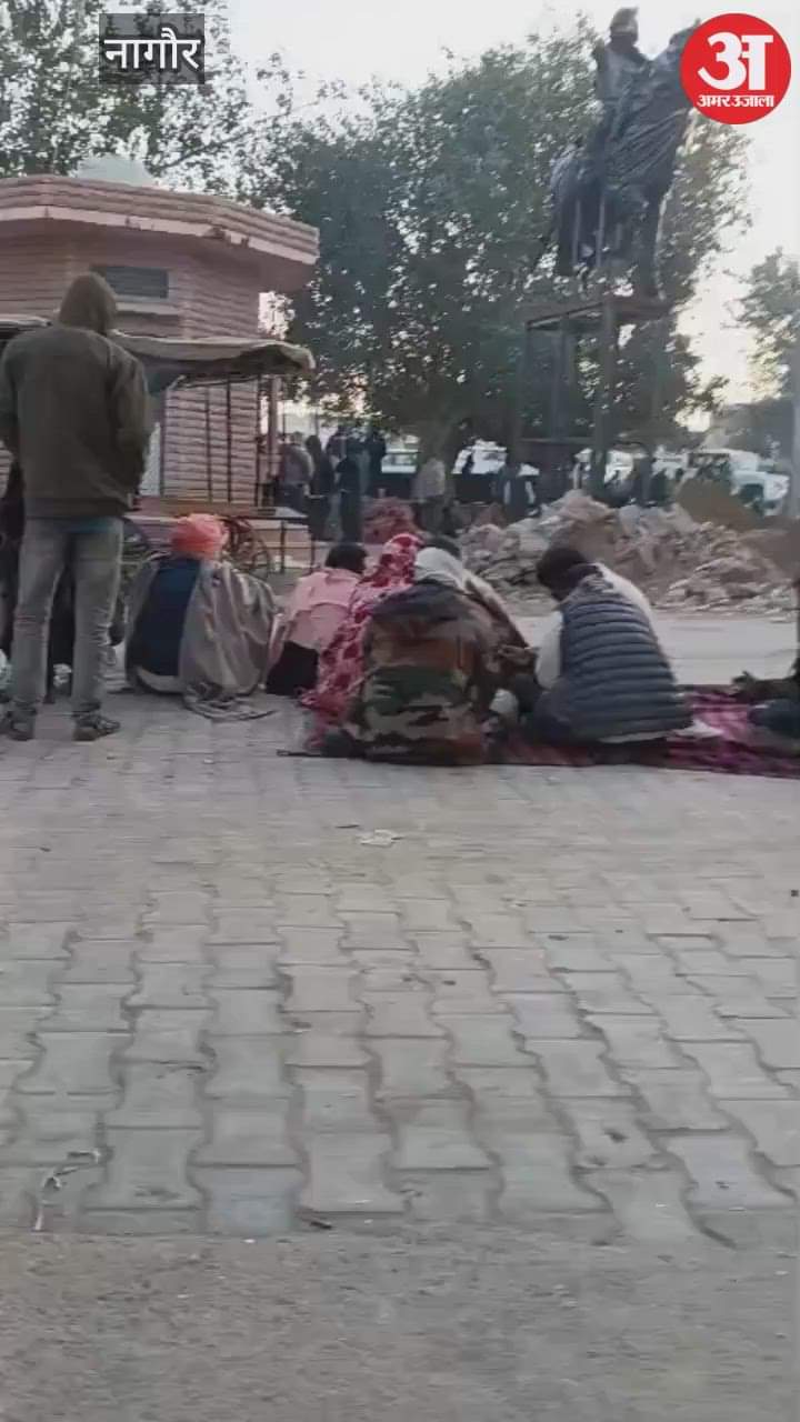 Tension in Jodhiasi village due to installation of Maharaja Surajmal's statue, village becomes a police camp