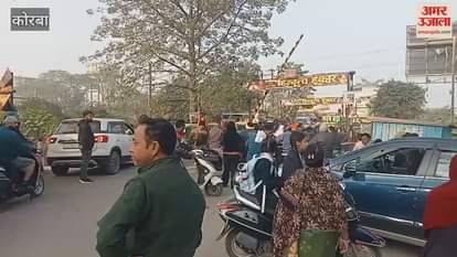 Goods trains continue to get stuck at crossings in Korba leaving the city a city of gates in Korba