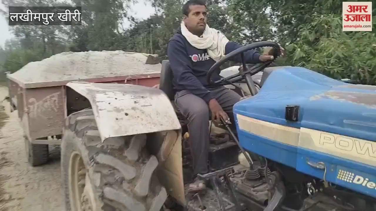 Illegal mining of soil and sand is not being curbed in Lakhimpur Kheri