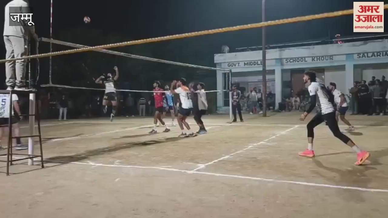 Volleyball festival held in border Ramgarh; state and outside teams participated