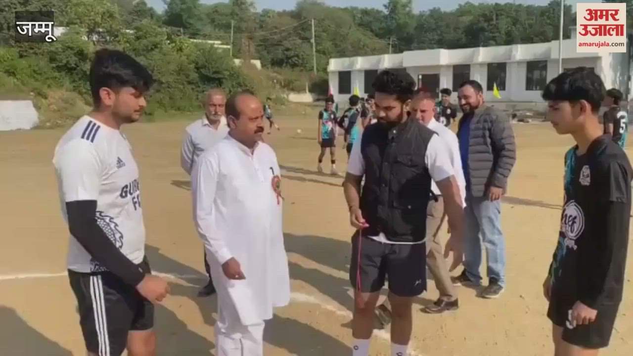 Sports festival begins in Samba, Sanjeev Sharma inaugurates football tournament