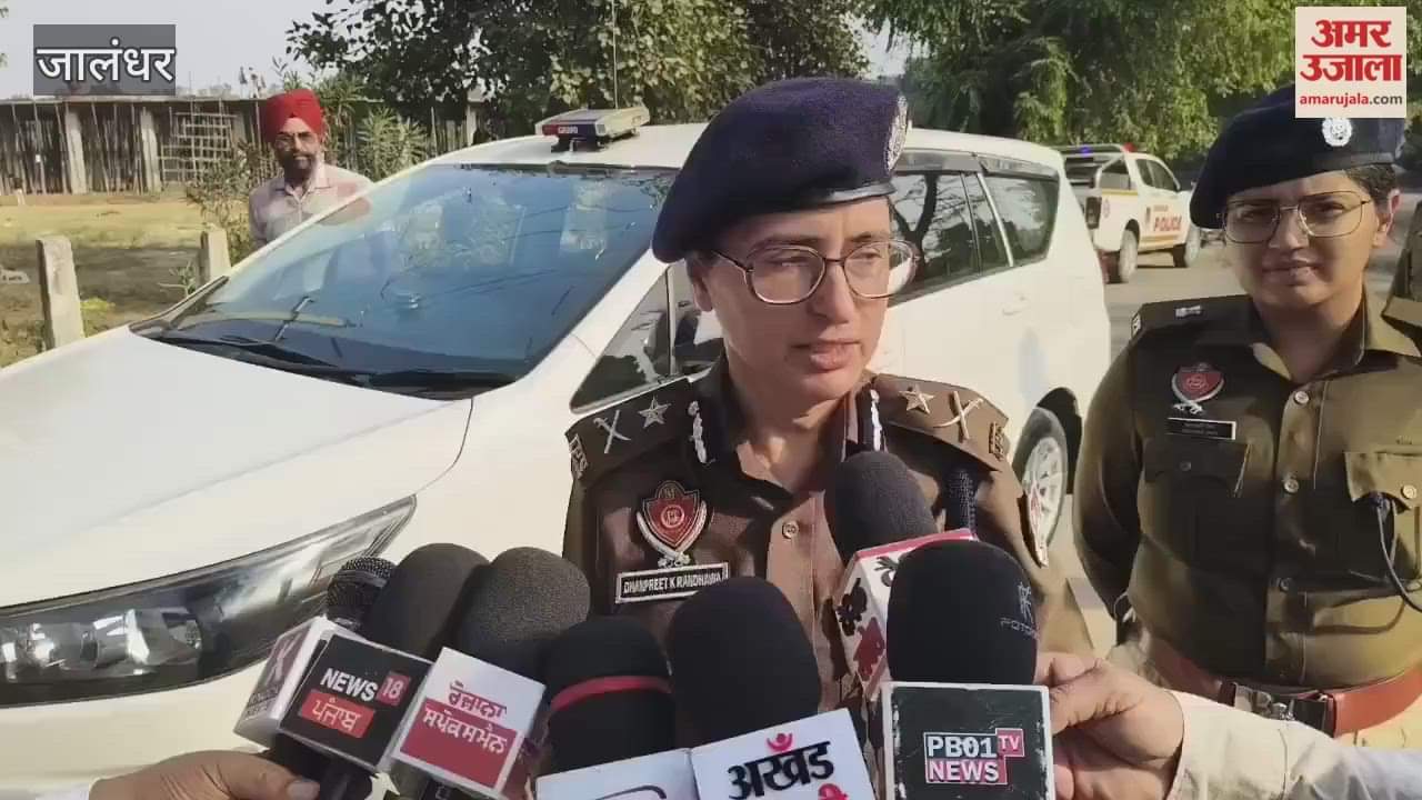 300 policemen cordoned off 32 hotspots in Jalandhar and conducted a search operation.