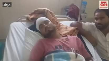 A worker was trapped under debris when a building collapsed in Nagla Hukum Singh village in Jewar