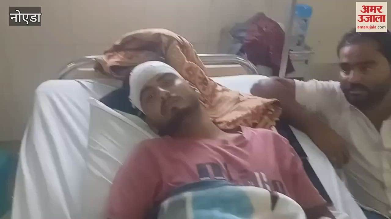 A worker was trapped under debris when a building collapsed in Nagla Hukum Singh village in Jewar