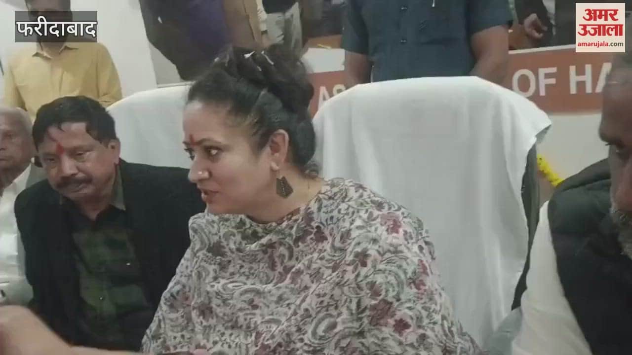 State Health Minister Aarti Rao statement on many issues in Faridabad