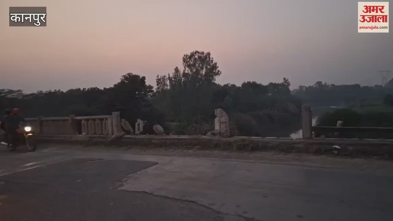 railings of the Rind River are broken and dilapidated at some places; be careful while crossing