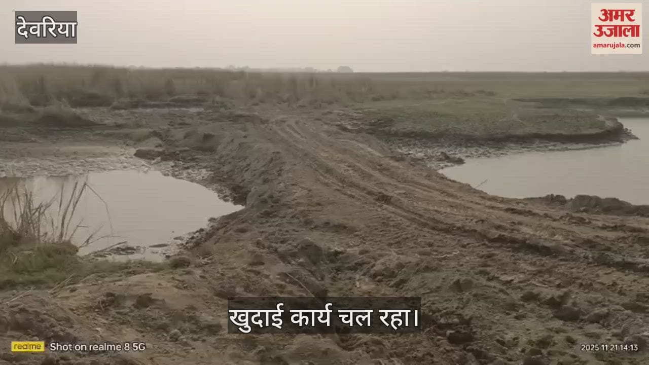 Farmers stopped digging soil from their fields for a four-lane road.