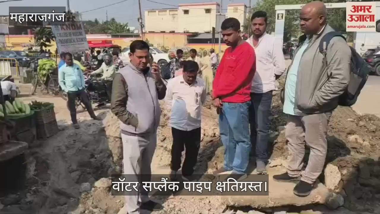 Water supply restored, municipal workers engaged in road repairs