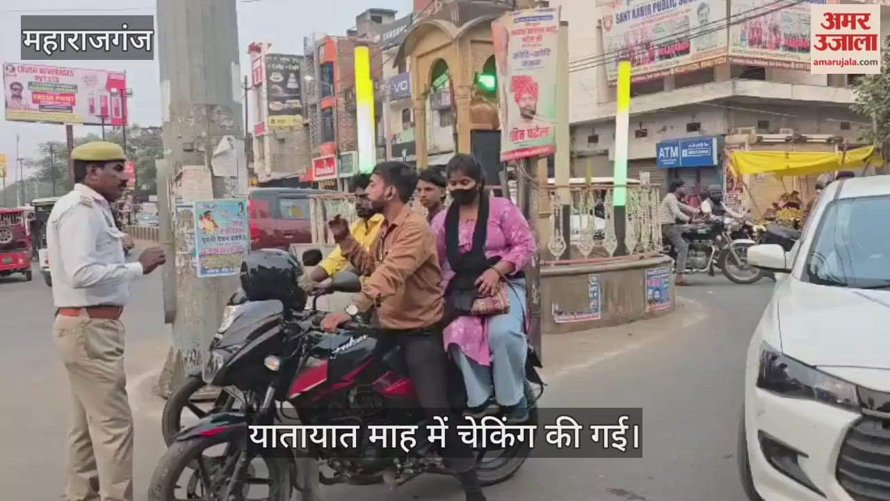 A young man was let off after a warning for riding without a helmet and with headphones in his ears.
