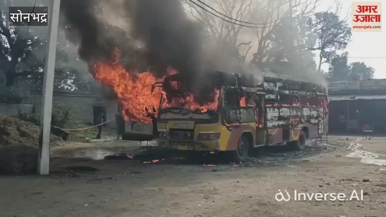 Two buses caught fire under suspicious circumstances brought under control after hours
