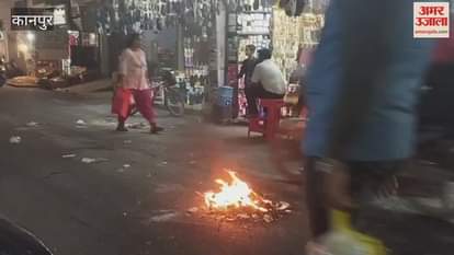 Shopkeepers are openly burning garbage in Lal Bangla New Vegetable Market