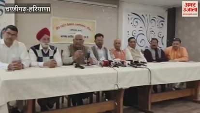 Press Conference of Haryana Deed Writer Association