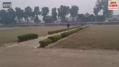 SSP took the salute of the parade and inspected the police line in Budaun