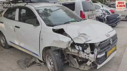 Meerut: A car hits a scooter rider near Salarpur on NH 34, killing the youth and amputating his leg