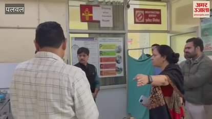 team of PWD department inspected progress of work in district civil hospital in Palwal