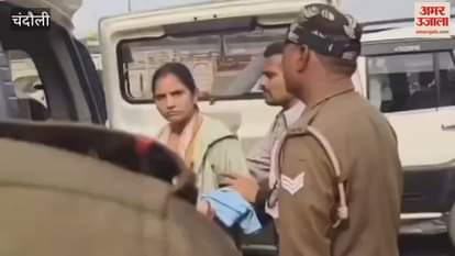 Police took loco pilot and his wife from hospital to police station in chandauli