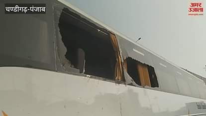 accident in Rajpura Indo-Canadian and PRTC bus collide