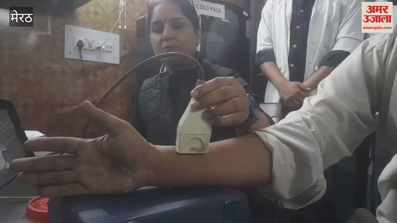 Meerut: Physiotherapist examined in KMC hospital