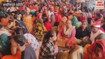620 couples were married in a mass marriage ceremony in Lakhimpur Kheri