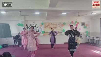 Sirmour English Literary Club organised competitions in Gorakshanath Sanskrit College