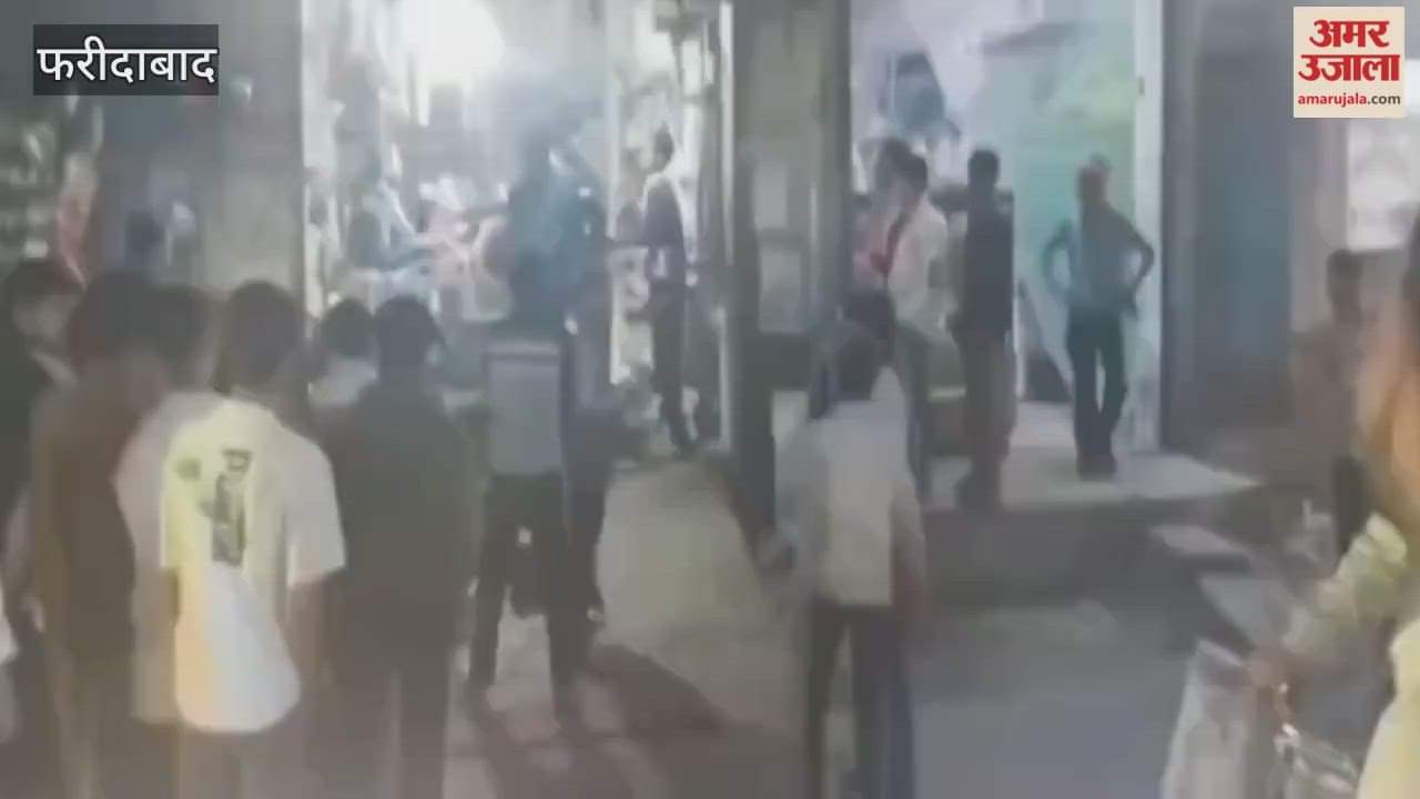 Faridabad Police Shopkeeper beaten by miscreants near Chacha Chowk