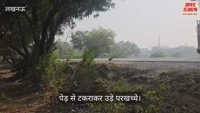 VIDEO: मोहान रोड पर खंती में पलटी क्रेटा, पेड़ से टकराकर उड़े परखच्चे; बैंक मैनेजर गंभीर