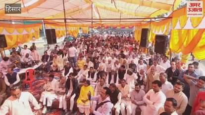 Minister Ranbir Gangwa in Hisar