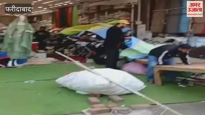 Faridabad Municipal Corporation takes action Encroachment in NIT Number 1 Market