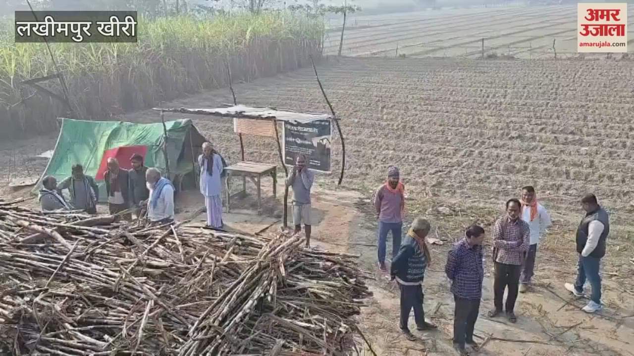 Illegal collection in the name of unloading sugarcane at the sugar mill center in Lakhimpur Kheri