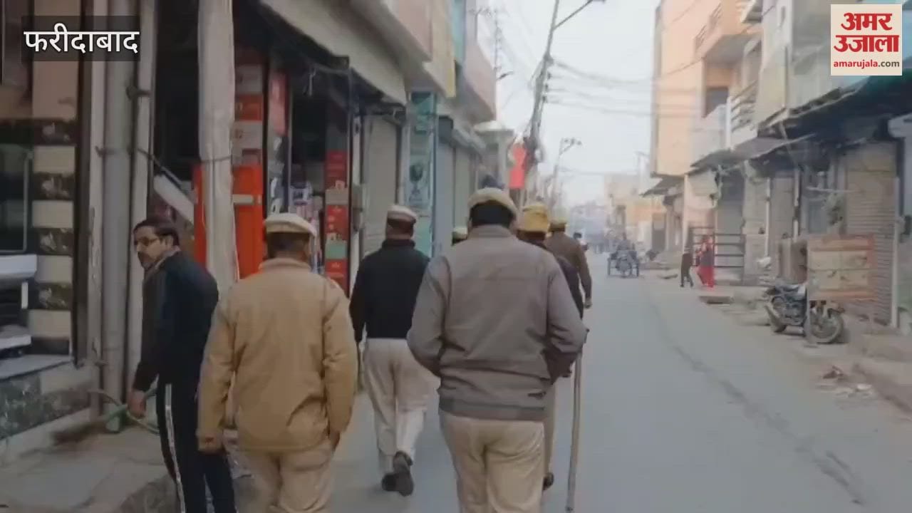Police conducted a search operation at a madrasa in Faridabad