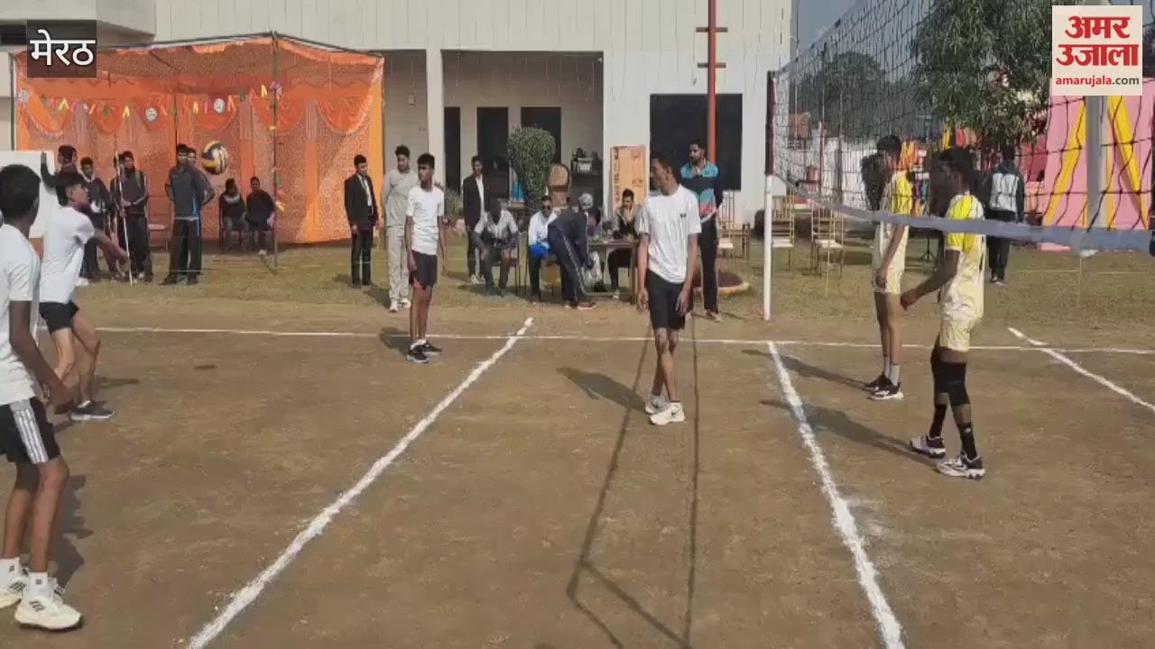Meerut: Chaudhary Hari Singh Volleyball Championship organised in Sarurpur, Kadam Public School performed brilliantly