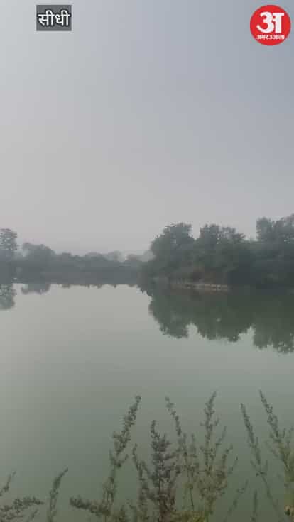 A crocodile was spotted near a pond in Shikarganj, sparking panic among tribal and Harijan settlements