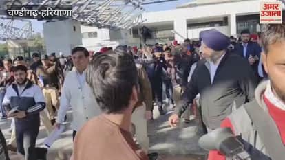 Chandigarh Railway Station CM Nayab Saini and Union Railway Minister Ashwini Vaishnav