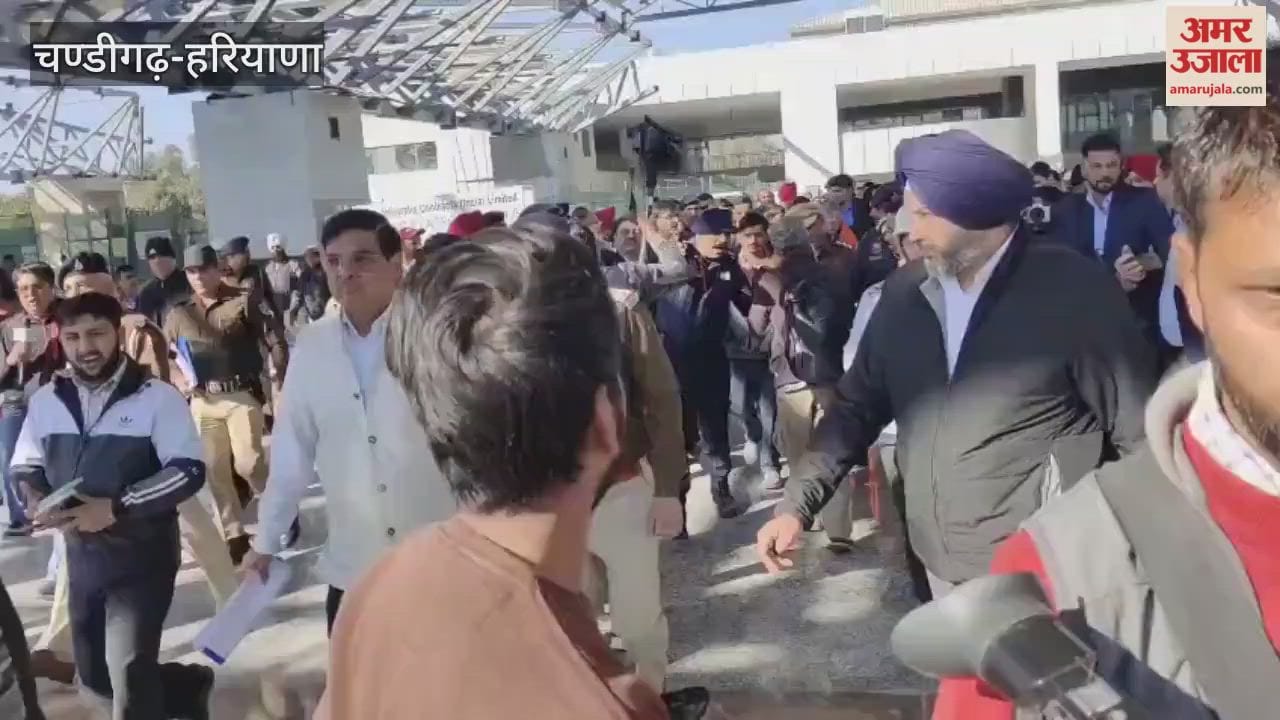Chandigarh Railway Station CM Nayab Saini and Union Railway Minister Ashwini Vaishnav