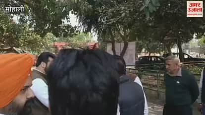 Congress rally in Mohali workers argue with shopkeepers