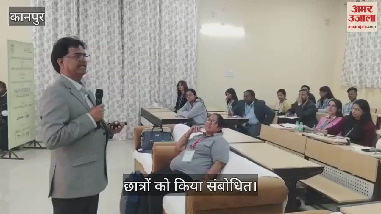 कानपुर: एचबीटीयू में सेंट्रल वर्कशॉप में यूएसए प्रोफेसर राजेश सानी का सेमिनार