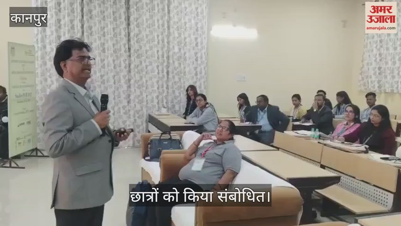 कानपुर: एचबीटीयू में सेंट्रल वर्कशॉप में यूएसए प्रोफेसर राजेश सानी का सेमिनार