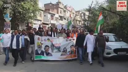 BJP workers took out 'Unity March' on Sardar Patel Jayanti