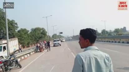 Auraiya: Dumper truck crushes two people, including a woman riding a scooter, died