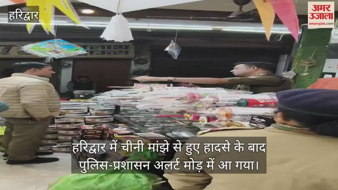 Police raid kite shops issue notices haridwar Uttarkarakhand news