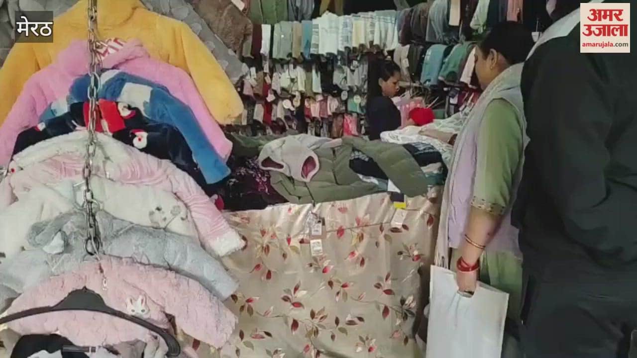 Meerut: The Tibetan market is seeing a surge in clothing craze, with something special for every age group
