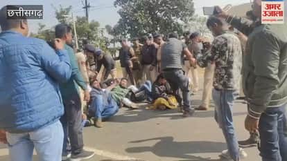 Congress workers protesting against construction of BJP office arrested