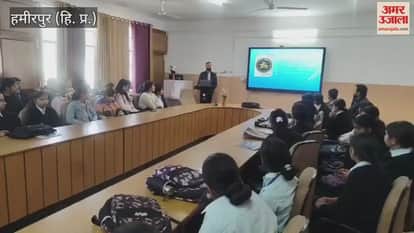 Hamirpur Lecture organized on career opportunities and internship in Reserve Bank of India at Government College Bhoranj