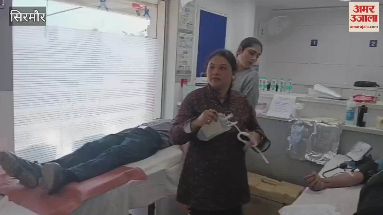 Sirmour 35 units of blood collected in Kala Amb