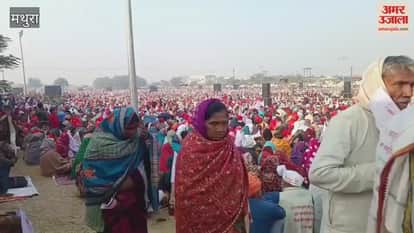 Annual Bhandara Mela organised at Jai Gurudev Ashram in Mathura