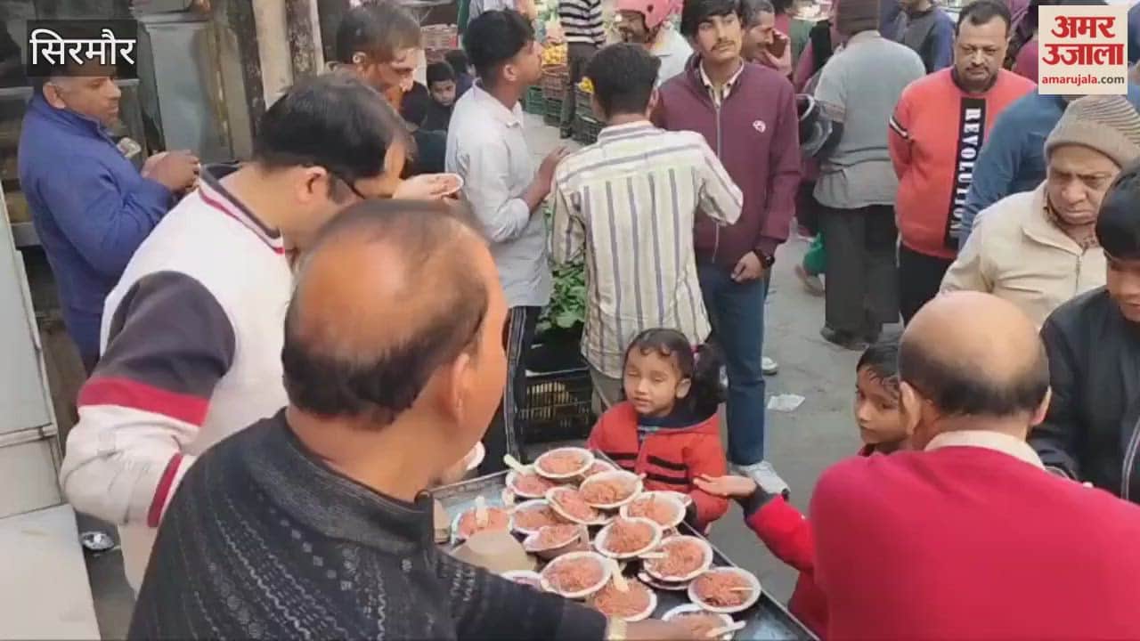 Sirmour Kheda Temple Committee distributed sweet rice prasad